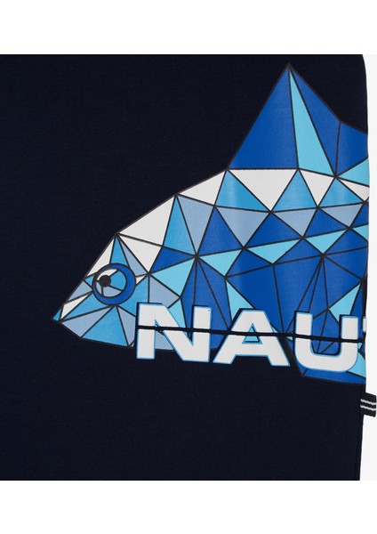 Erkek Çocuk Lacivert Regular Fit Baskılı T-Shirt fırsatları