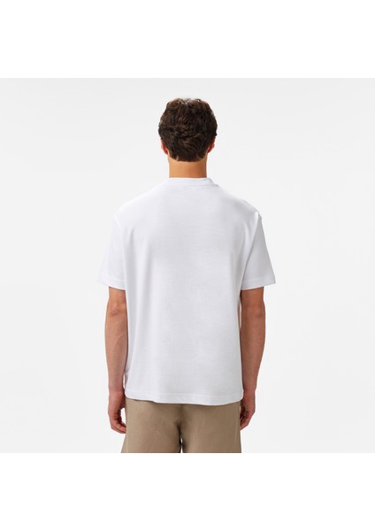 Erkek Beyaz Oversize Fit T-Shirt fiyatları