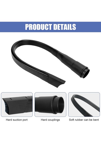Elektrikli Süpürgeler Için Uzatılmış Yumuşak Dar Alan Temizleme Aparatı, Düz Nozul Uzatması, Araba Koltukları ve Mobilyaların Temizliği Için Uygun (Yurt Dışından) fiyatları