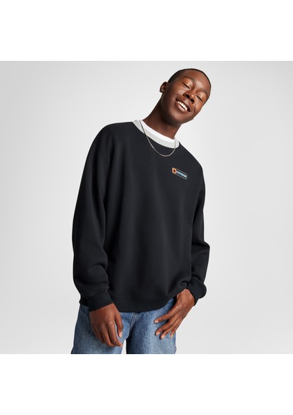 Erkek Siyah Sweatshirt