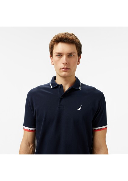 Erkek Lacivert Classic Fit Polo Yaka T-Shirt fırsatları
