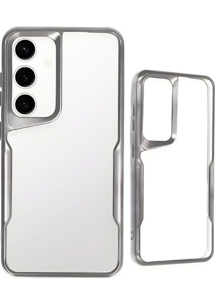 SFN72-111-001 Samsung Galaxy S24 FE Mat Lazer Telefon Kılıfı Gümüş fiyatları
