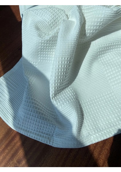 Çift Kişilik Beyaz Şaşırtma Kareli Pike & Yatak Örtüsü fiyatları