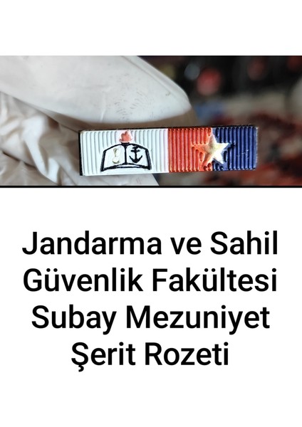 Jandarma ve Sahil Güvenlik Fakültesi Subay Mezuniyet Şerit Rozeti