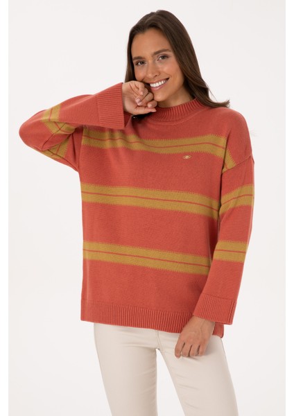 Kadın Gül Kurusu Kazak /triko 50314666-VR026