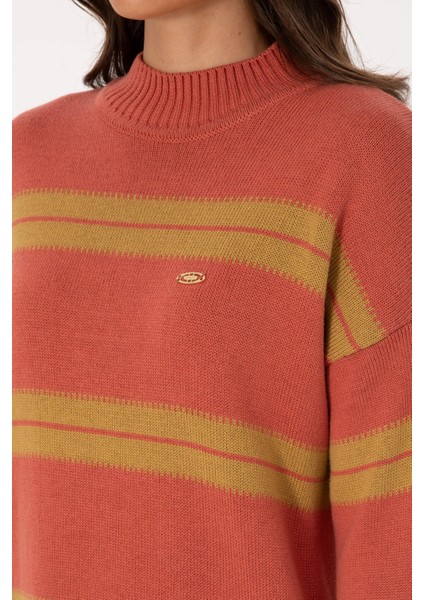 Kadın Gül Kurusu Kazak /triko 50314666-VR026