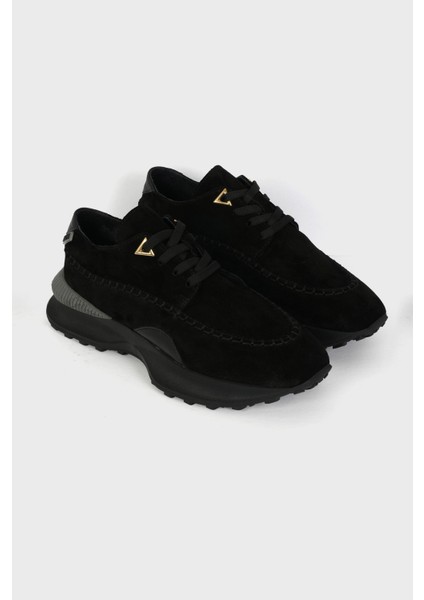 Numa Serisi Kadın Siyah Hakiki Deri Sneaker Ayakkabı modelleri