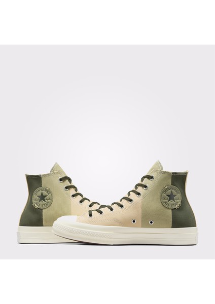 Chuck 70 Patchwork Suede Unisex Bej Sneaker modelleri