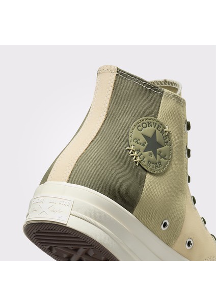 Chuck 70 Patchwork Suede Unisex Bej Sneaker fırsatları