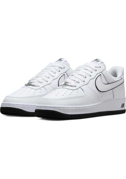 Air Force 1'07 Low Af1 Leather Unisex Sneaker Hakiki Deri Günlük Spor Ayakkabı Beyaz modelleri