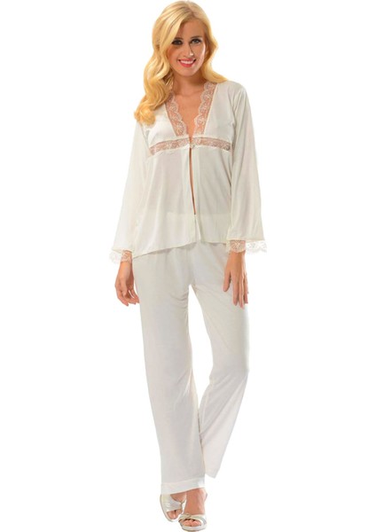 Zengezur Ekru Penye Çeyizlik 6' Lı Set - 1510 - Beden S/m fırsatları