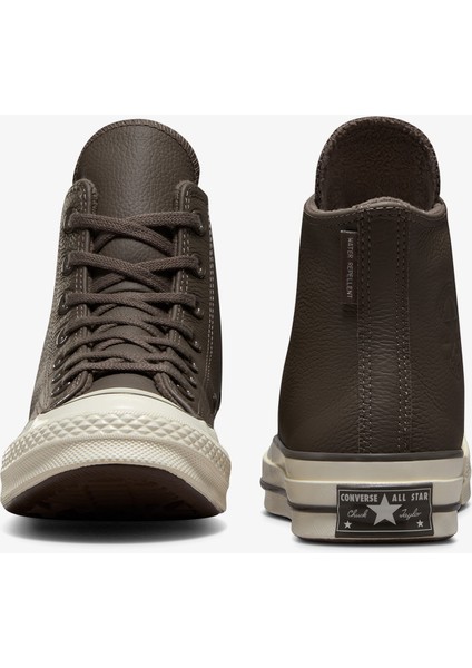 Chuck 70 Unisex Kahverengi Deri Sneaker modelleri