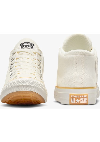 Chuck Taylor All Star Mid 'egret Gum' Unisex Bej Sneaker modelleri