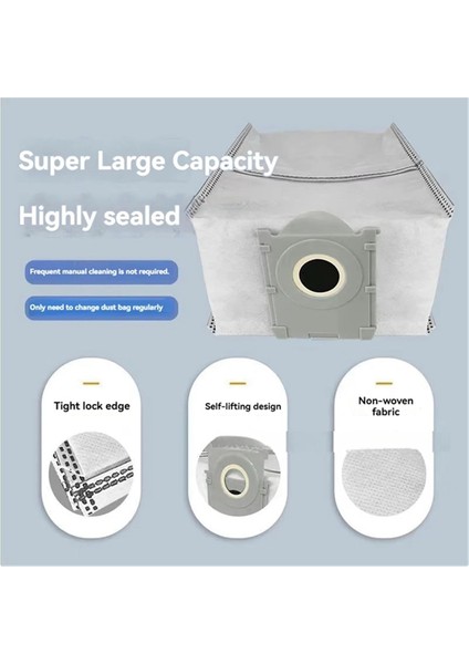 Ecovacs Deebot T50 X8 Pro Robot Süpürge Yedek Toz Torbaları Için Vakum Torbaları (Yurt Dışından) fırsatları