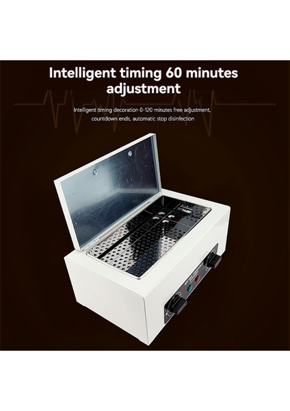 Zamanlayıcılı 300W Isı Sterilizatörü Dezenfeksiyon Kutusu Manikür Pedikür Güzellik Saç Tırnak Metal Aletler Abd Fişi (Yurt Dışından) modelleri