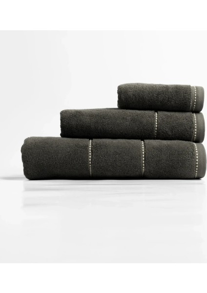 Copper Penye Pamuk Banyo Havlusu Antrasit 90X150 cm