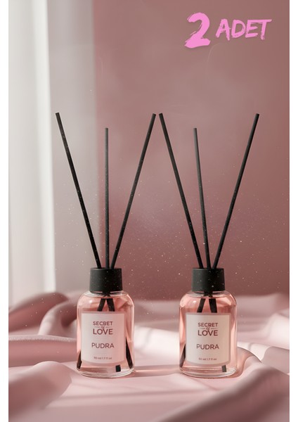 2'li Oda Kokusu Çubuklu Pudra 50 ml