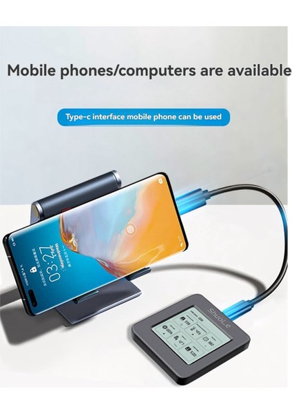 Shuole M.2 Nvme SSD Muhafazası Ekran Görüntülü USB 3.2 Gen2 Tip-C 10 Gbps Harici M2 Kasa Sadece 2242 M.2 Nvme SSD Için (Yurt Dışından) indirimleri