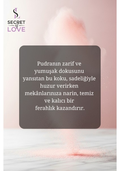 Oda Kokusu Pudra 1 lt Hafif Koku ile Mekanlarınıza Huzur Katar fırsatları