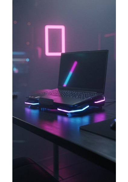 Rampage AD-RC13 Bellatrıx Siyah 5 Fan 2 USB Rgb Işıklı 15"-17" Notebook Soğutucu Stand indirimleri