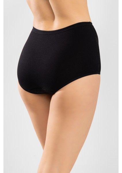 Kadın Güpürlü Külot 3'ü Set 8940 Siyah modelleri