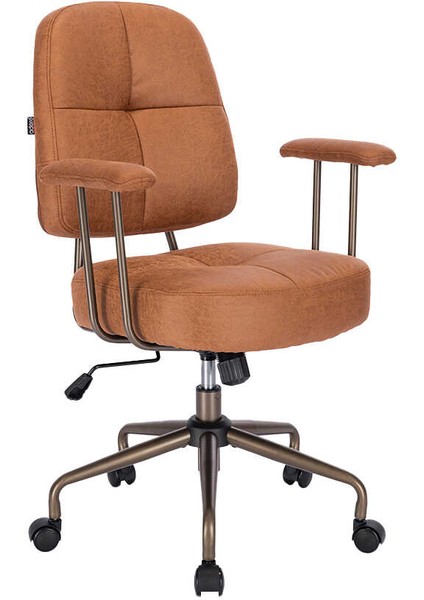 New York Çalışma Sandalyesi - Kahverengi 65X96,5-102,5X68 cm