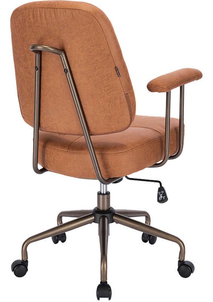 New York Çalışma Sandalyesi - Kahverengi 65X96,5-102,5X68 cm indirimleri