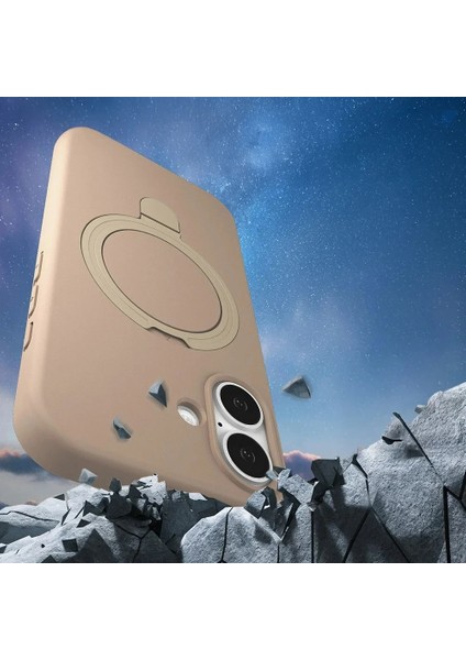 İphone 17 Kılıf M-gsafe Şarj Standlı S-mara Kapak Telefon Kılıfı indirimleri