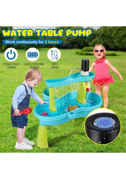 Su Masası Pompası Akülü Kum Masası Su Pompası Küçük Çocuklar Için Küçük Su Masası Aksesuarları Çocuklar Için Eğlenceli Su Oyunu Oyuncağı (Yurt Dışından) fırsatları