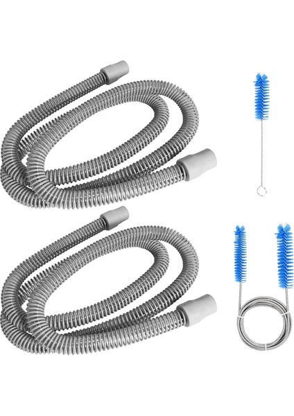 Cpap Sarf Malzemeleri Için 2'li Paket Evrensel Hortum Yedekleri, Philips Respironics ve Resmed Airsense Için 6 Ayak Hortumlar (Yurt Dışından)