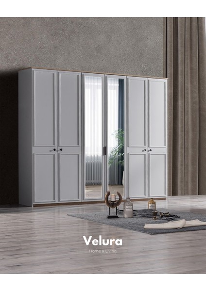 Respi 6 Kapaklı Aynalı Gardırop (Dolap) fiyatları