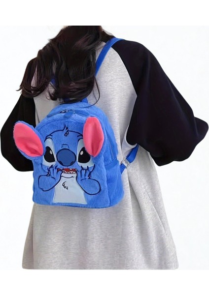 Stitch Peluş Sırt Çantası Peluş Çanta Peluş Sırt Çanta Çocuklar Için Peluş Çanta