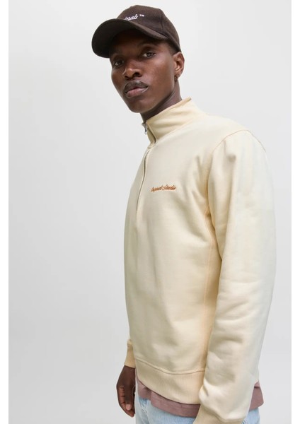 Erkek Jornorrebro Yarım Fermuarlı Dik Yaka Sweatshirt 12282899 Ekru fiyatları