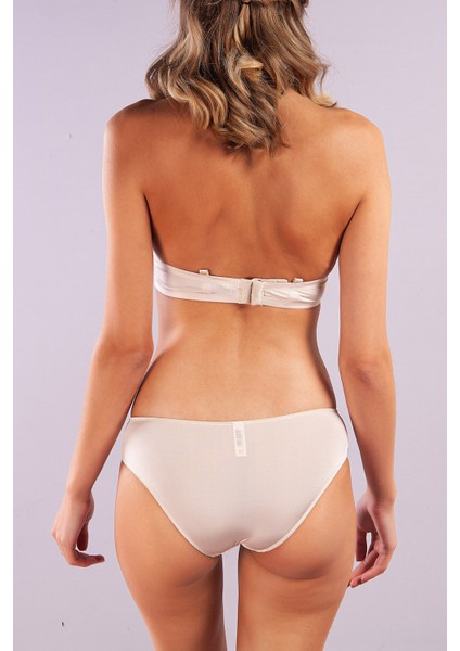 Gala Balconette Foam Cup Lace Bra, Ten Konforlu ve Şık Sütyen, Strapless