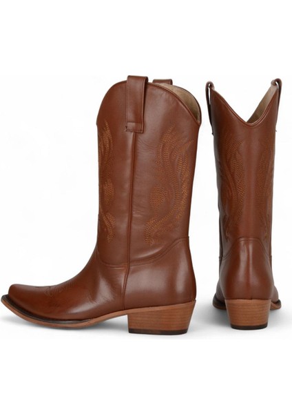 Taba Nakışlı Erkek Kovboy Çizmesi fırsatları