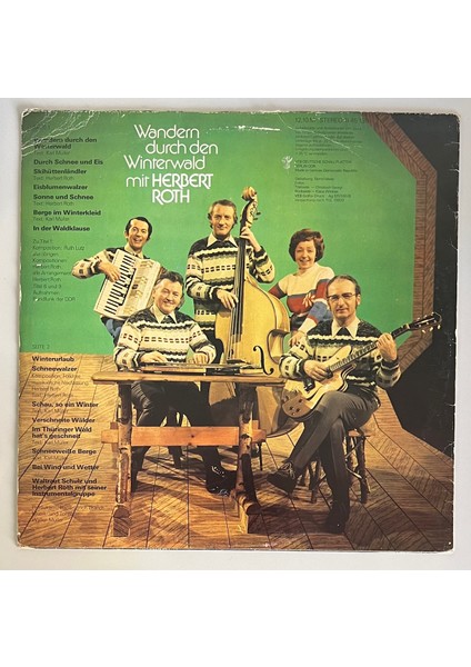Herbert Roth Wandern Durch Den Winterwald Mit Herbert Roth Lp Plak (Orijinal 1977 Dönem Baskı Plak) fiyatları