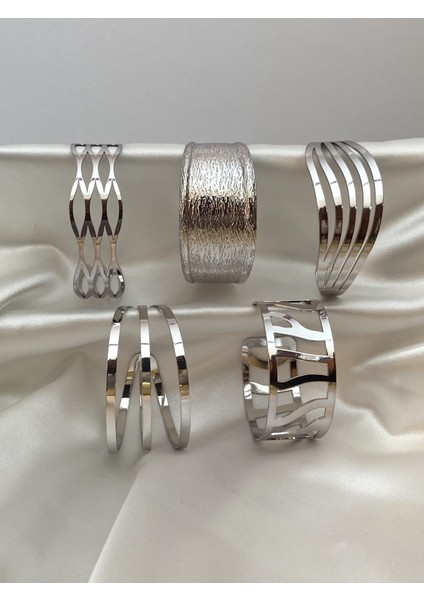 Dalga Örgü Manşet Bilezik modelleri