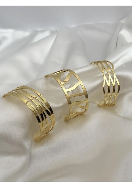 Kesik Desen Manşet Bilezik fiyatları