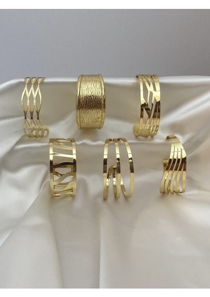 Kesik Desen Manşet Bilezik modelleri