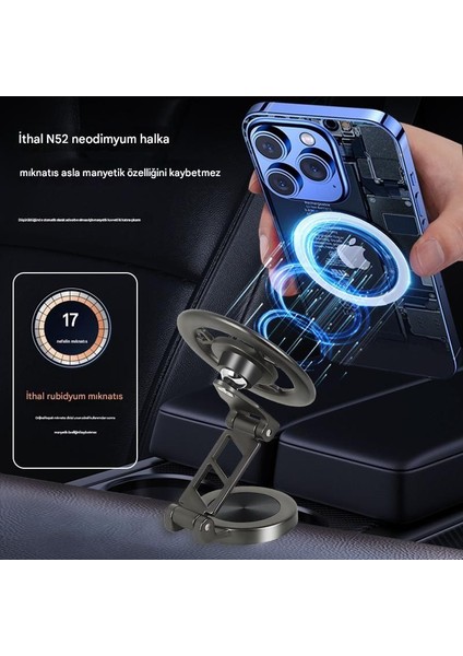 360° Döner Mıknatıslı Telefon Tutucu | Araç ve Masa Üstü Kullanım | 3m Güçlü Yapışkan | Evrensel Uyumluluk Oy-01 fiyatları
