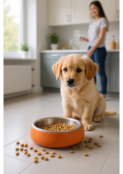 Beton Kedi ve Köpek Mama/su Kabı | Paslanmaz Çelik Iç Hazneli, Devrilmez ve Hijyenik Besleme Kabı fırsatları
