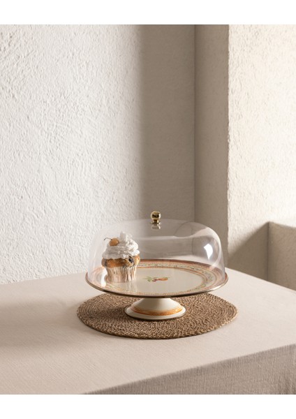 Rodez Kek Standı - Turuncu - 30 cm