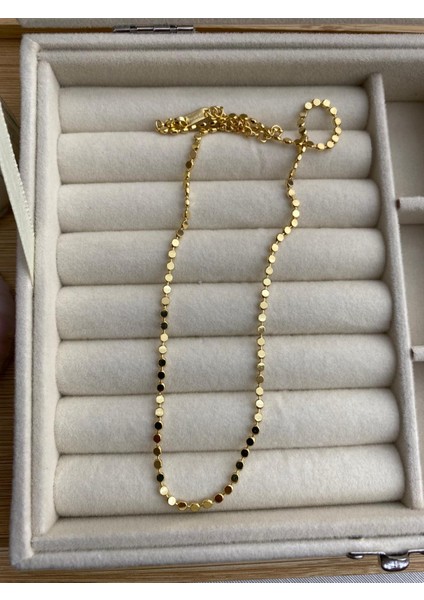 Çelik Gold Renk Kolye