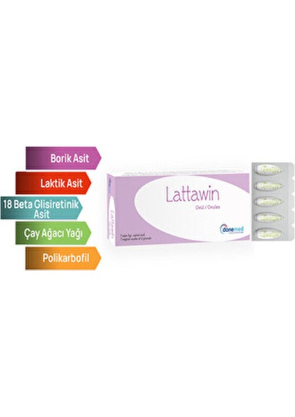 Lattawın Vajinal Bakım Ovülü 10 Adet Asitleştirici Özellikli Kadınlar İçin fiyatları