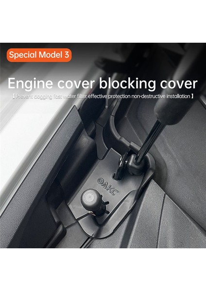 Model 3 Ön Yedek Kılıf Makine Kapağı Kılavuzu Su Deposu Blok Kapağı Tesla Model 3 2022-2023 Için Sızıntı Geçirmez (Yurt Dışından) fiyatları