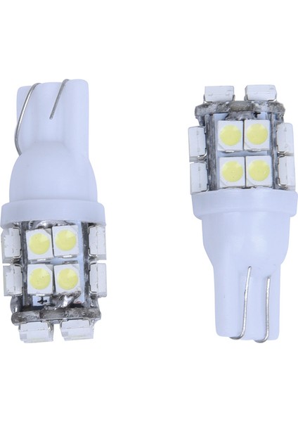 10 x T10 Ampul Araba 20 Smd LED Hızölçer Işık Fikstür Lambası Beyaz (Yurt Dışından) fiyatları