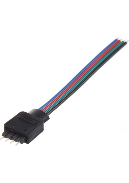 5 Adet Rgb LED Esnek Şeritler 4 Pin Erkek Konektör Kablosu (Yurt Dışından) fırsatları