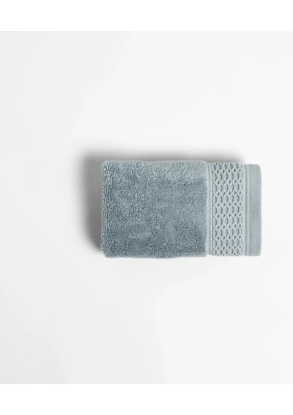 Poppy Penye Pamuk El Havlusu Mavi 30X50 cm