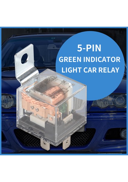 Dc 24V 80A 1no 1nc Spdt 5 Pıne Yeşil Gösterge Işık Otomotiv Kamyon Araba Rölesi (Yurt Dışından) fırsatları