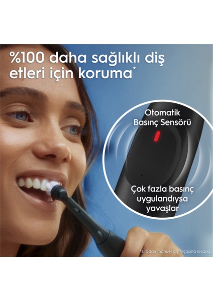 iO 2 Şarjlı Diş Fırçası - Siyah, Seyahat Kabı ile fırsatları